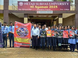 नेताजी सुभाष विश्वविद्यालय में जागरूकता कार्यक्रमों के साथ एंटी रैगिंग सप्ताह का किया गया आयोजन