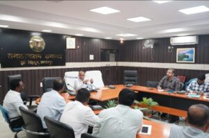 उपायुक्त की अध्यक्षता में हुई सीएसआर संबंधी समीक्षा बैठक, आजीविका संवर्धन, शिक्षा, स्वास्थ्य संबंधी प्रोजेक्ट के क्रियान्वयन पर हुई चर्चा, दिए गए आवश्यक दिशा-निर्देश