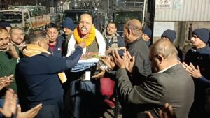 “सेवानिवृत्ति अंत नहीं, बल्कि एक खूबसूरत शुरुआत है”,सेवानिवृत्त सुरक्षाकर्मी को दी गई विदाई